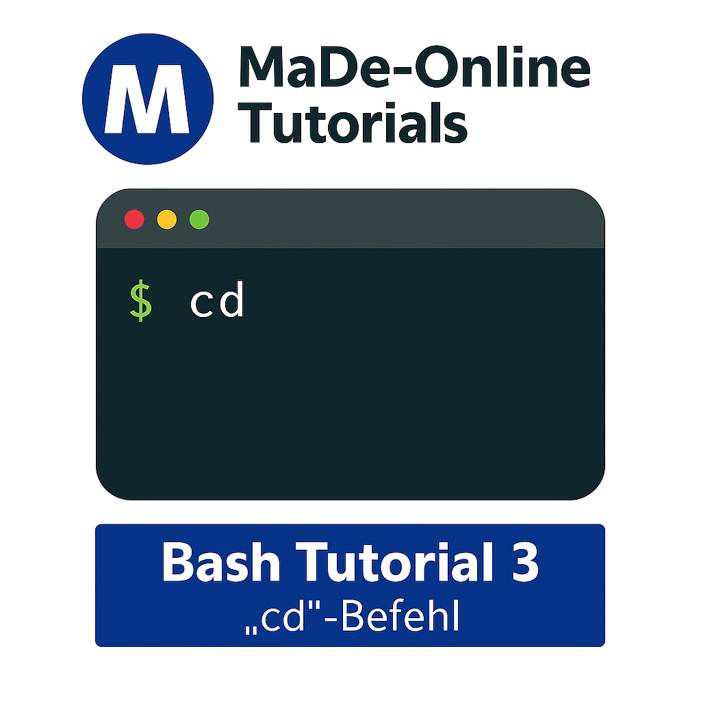 Bash Tutorial 3 – “cd” – Befehl
