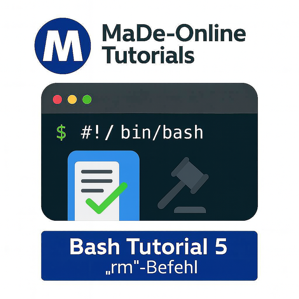 Bash Tutorial 5 – “rm” – Befehl