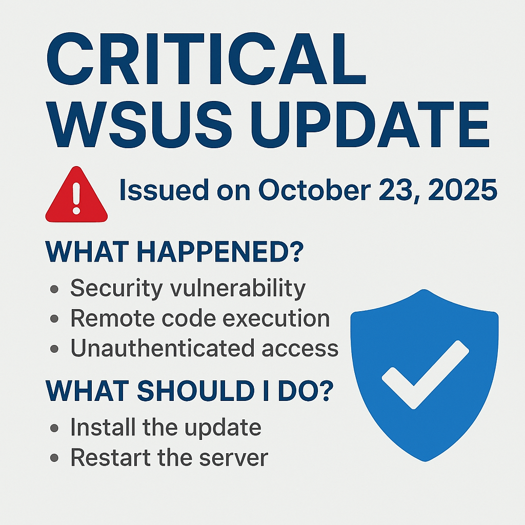 Microsoft veröffentlicht kritisches WSUS-Update