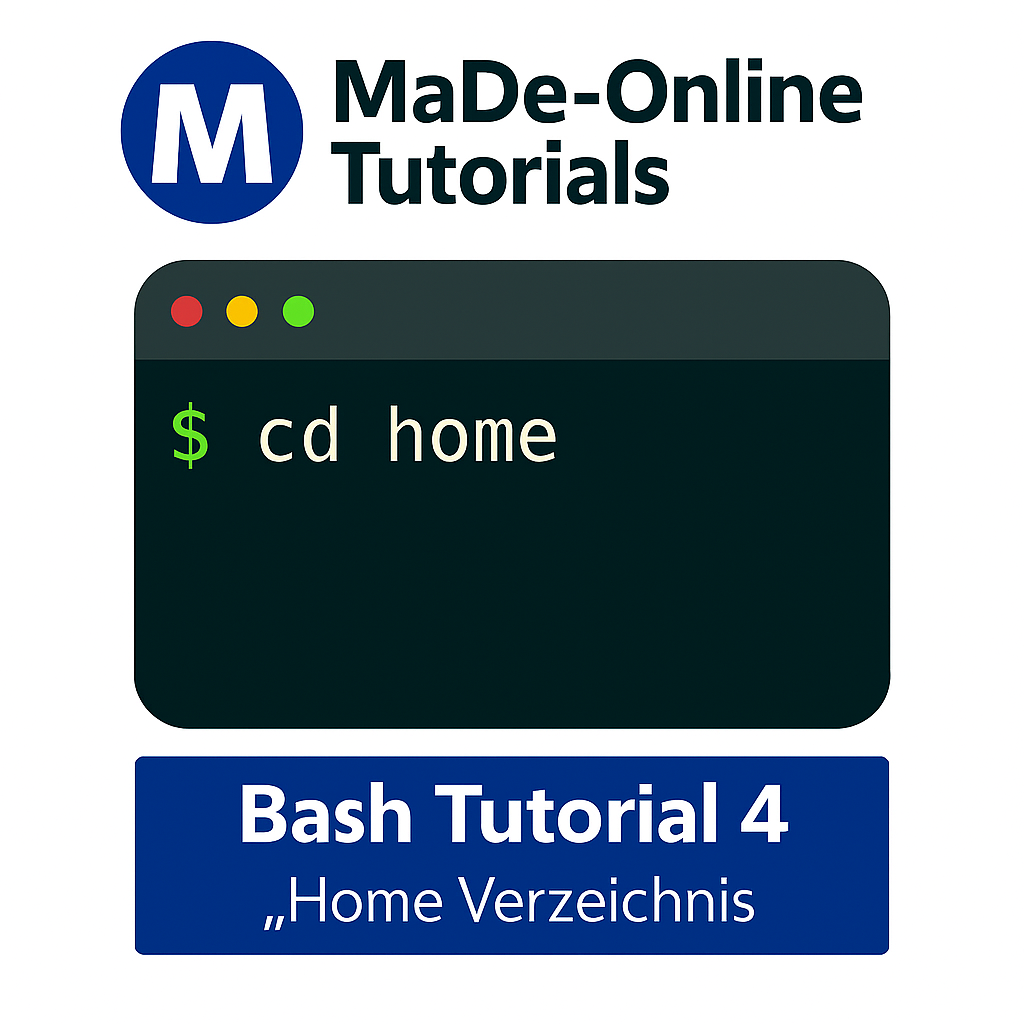 Bash Tutorial 4 – home Verzeichnis