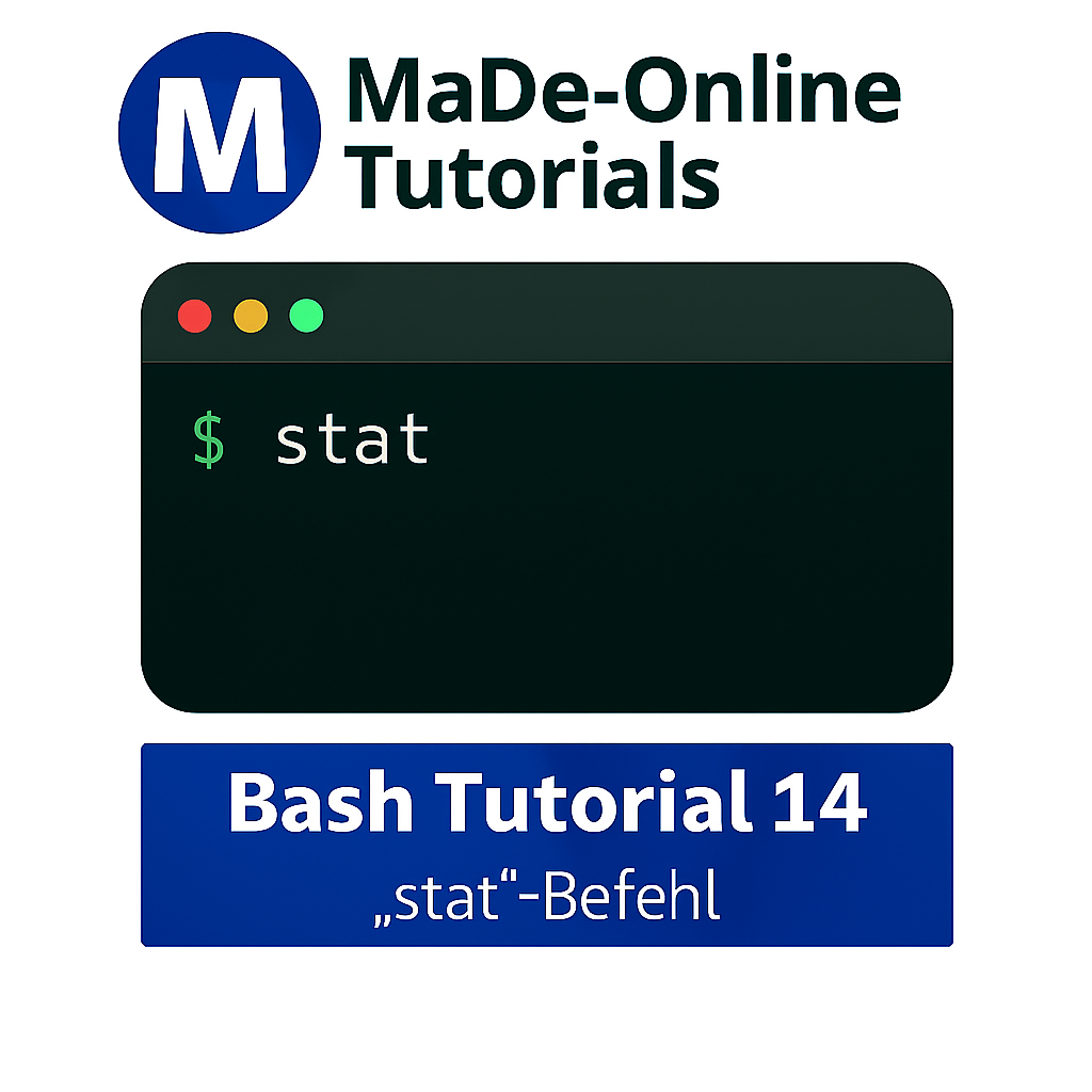 Bash Tutorial 14 “stat”-Befehl