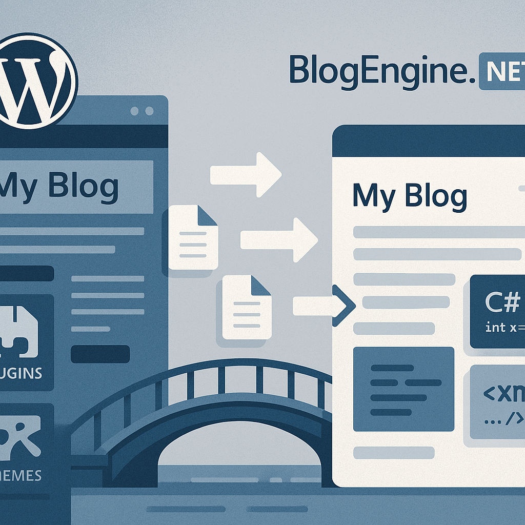 Umzug von WordPress zu BlogEngine.NET