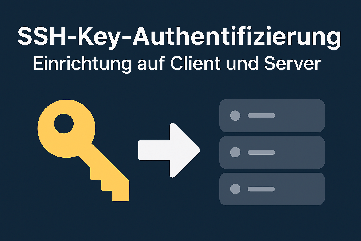SSH-Key-Authentifizierung: Einrichtung auf Client und Server