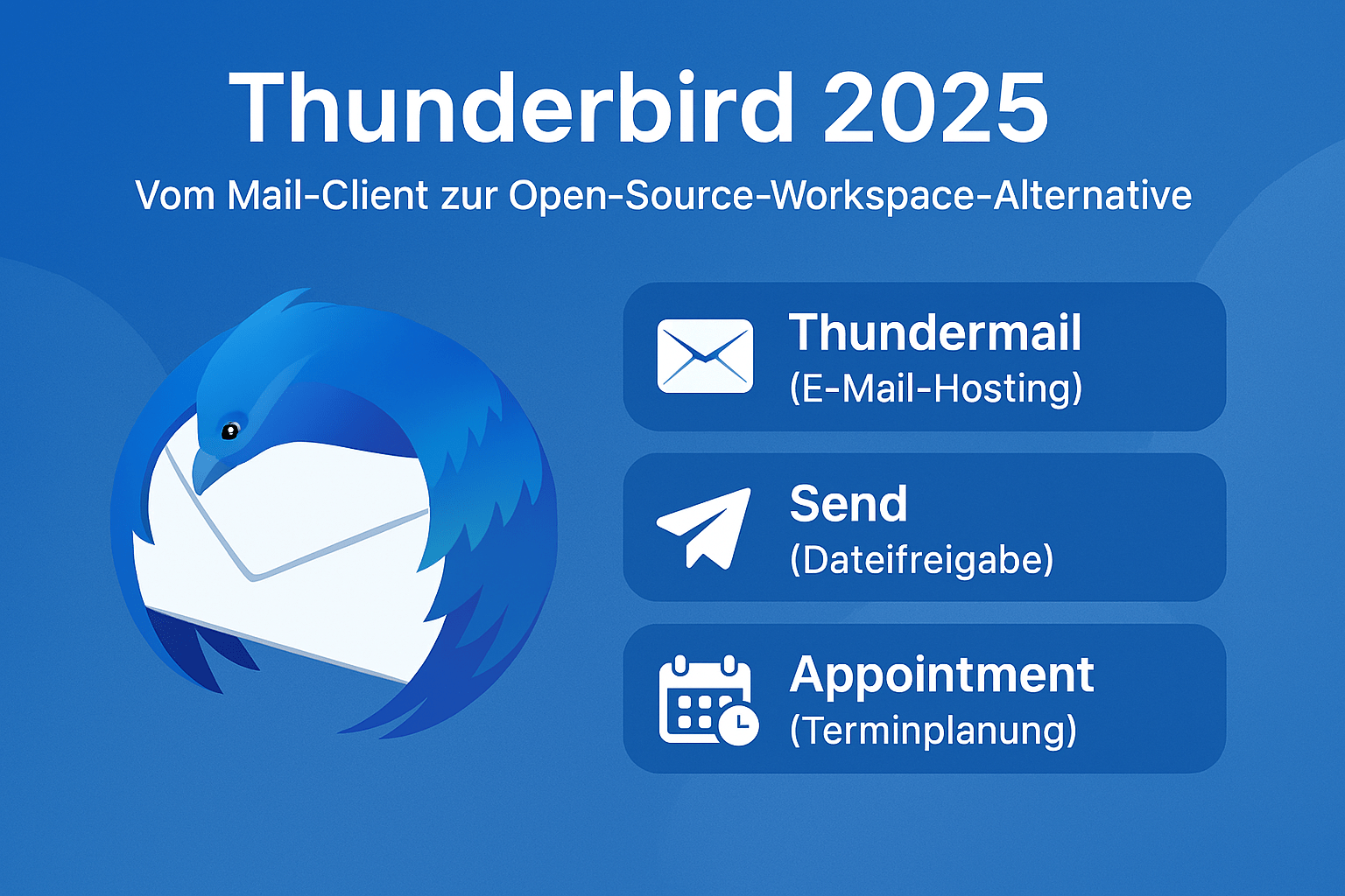 Thunderbird 2025: Vom Mail-Client zur Open-Source-Workspace-Alternative